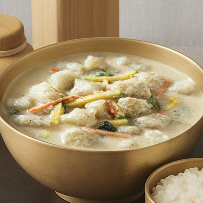 들깨 감자 옹심이, 4개, 530g