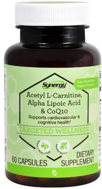 Vitacost Synergy Acetyl L-Carnitine Alpha Lipoic Acid & CoQ10 -- 60 Capsules, Vitacost CoQ10 + Alpha Lipoic, 1개, 60정 - 쿠팡