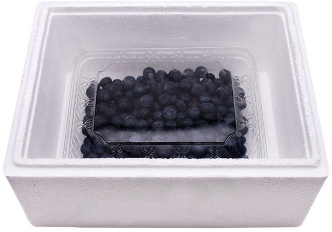 베리포장 스치로폼박스(용기1kg용), 1. 베리통형1k (1개입)+4000원, 2. 착불 (6600), 1개