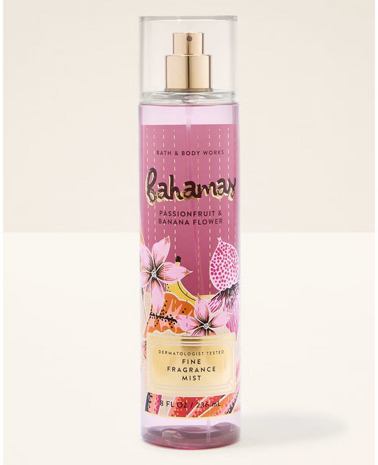 BBW 배스앤바디웍스 바디 미스트 바하마 패션프루트 앤 바나나 플라워, 1개, 236ml