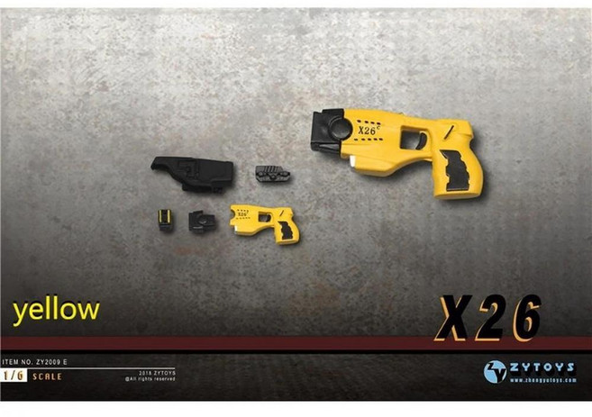 플라스틱 테이저건 군인 액션 피규어 모델 모형 인형 선물 컬렉션 팬 체중계, 1개, 2. YELLOW