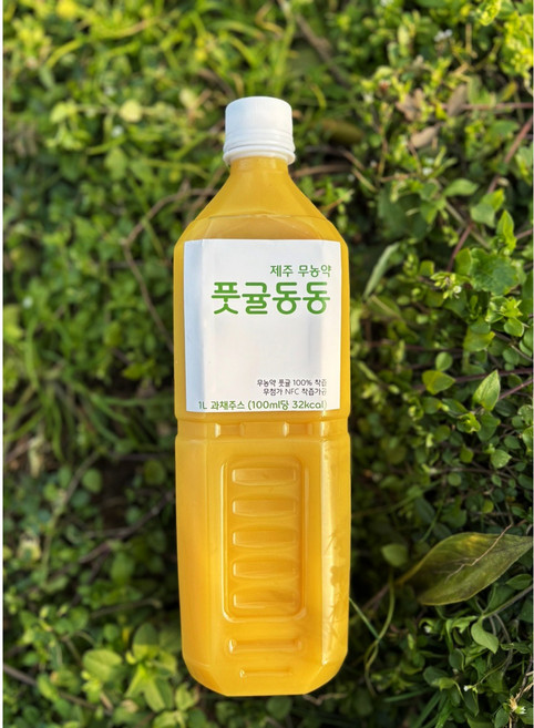 풋귤동동 무농약 풋귤주스 원액 1L, 2개