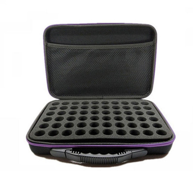 휴대용 디퓨저 오일병 에센셜오일 파우치 보관가방 아로마 오일 하드 케이스 60P G356, G356 보관케이스60P, 1개