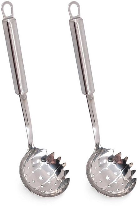 세종 고급형 사각핸들 스텐 타공면국자 / 스텐국자 건지기국자 칼국수국자 라면국자 업소용국자