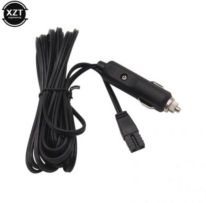 미니 냉장고 2 핀 리드 케이블 플러그 와이어 1 개 200cm DC 12V 교체 차량 쿨러 쿨 박스 범퍼 시가 라이터 외출, [01] 2M, 1개