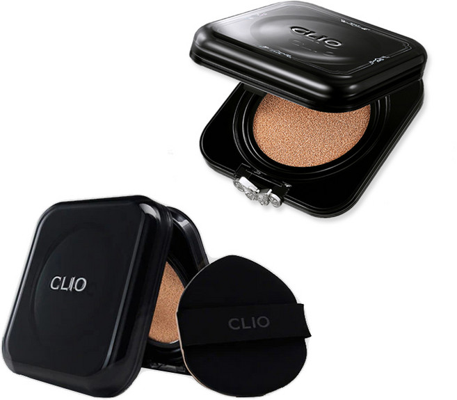 CLIO Kill Cover粉凝霜氣墊 SPF40 PA++ 持久遮瑕保濕 輕盈服貼 隨時補妝, 19C 正裝加補充, 1個