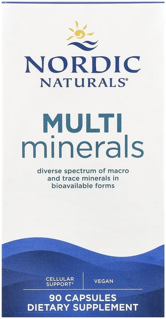 노르딕네츄럴스 멀티 미네랄스 90 캡슐, 5개, 90정 - 쿠팡