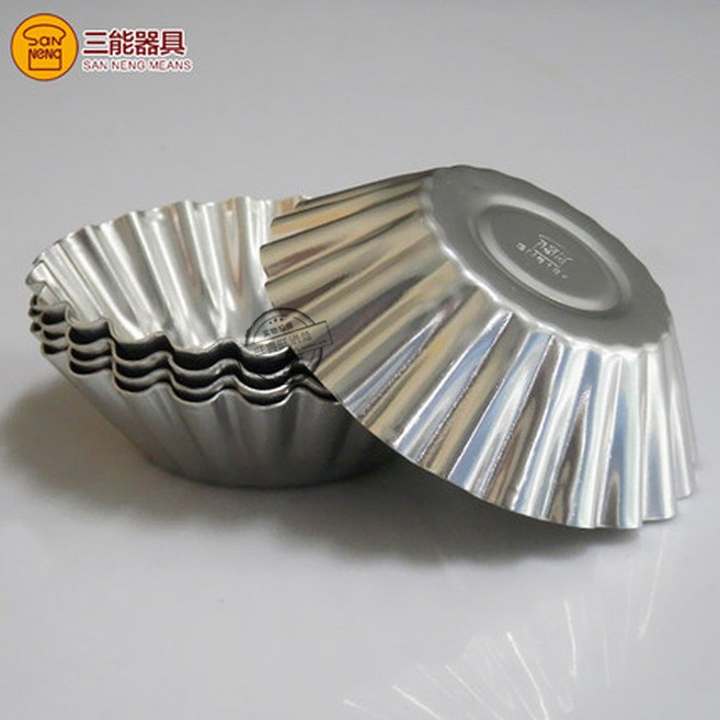 【嚴選SHOP】三能 椰子模(陽極) 菊花模 蛋塔模 布丁模 SN6182 SN6183 SN6184 SN6185, 1個, SN6183*1個