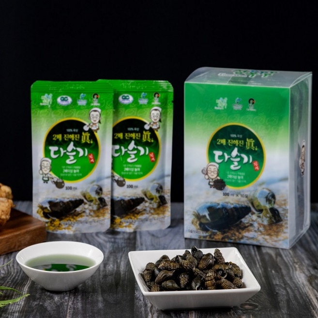 정옥 두배진해진 다슬기진액(100mlx20포), 20개, 100ml