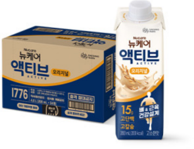 뉴케어 정품 액티브 오리지널, 200ml, 24개
