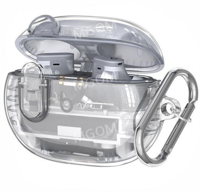 Beats Studio Buds+ 케이스 비츠 스튜디오 버즈 플러스 이어폰 보호 커버 호환, 투명, 1개