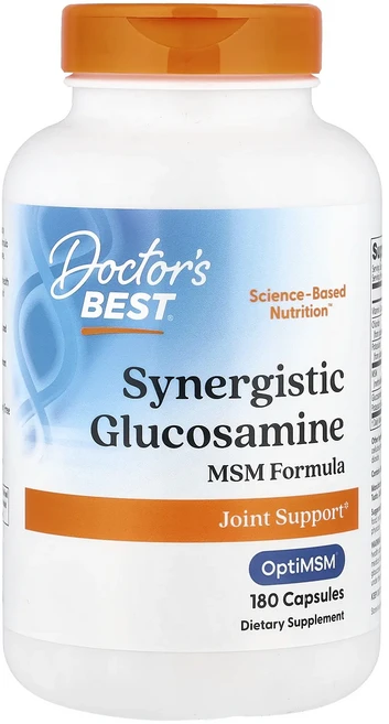 몸관리하세요 겨울입니다 Doctor's Best OptiMSM®과 시너지 효과를 내는 글루코사민 MSM 포뮬라 캡슐 180정 특별관리진행, DoctorsBestOptiMSM과시너지효과를내는글루코, 1개 - 쿠팡