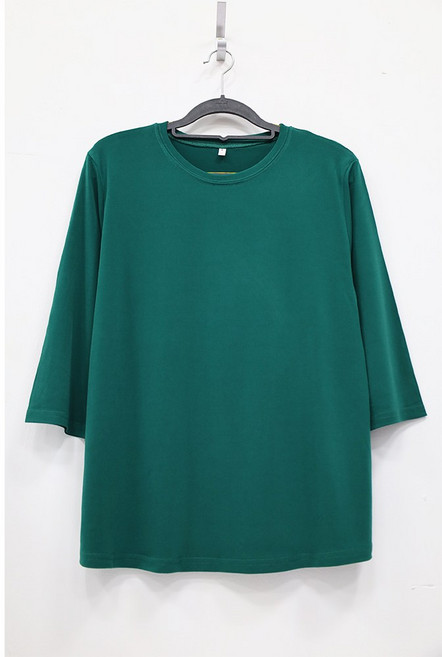 형제상회 할머니옷 7부 스판 티셔츠 중년여성 시원한 신축성 루즈핏 데일리티 0077SS13