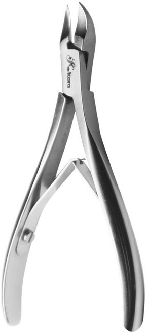 카라 전문가용 발톱 니퍼 내성발톱 자가치료 무좀 파고드는 두꺼운 패디, 1개, 실버