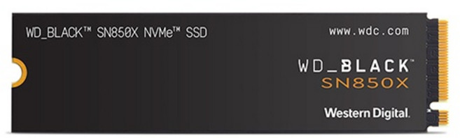 WD BLACK SN850X M.2 NVMe, 2TB, WDS200T2X0E