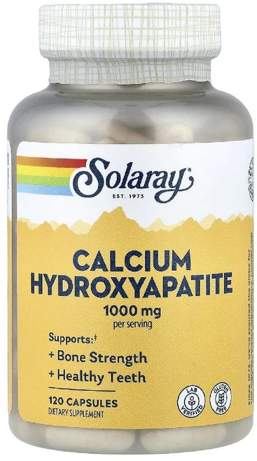 솔라레이 칼슘 하이드록시아파타이트 1000mg 캡슐 120정 - 쿠팡