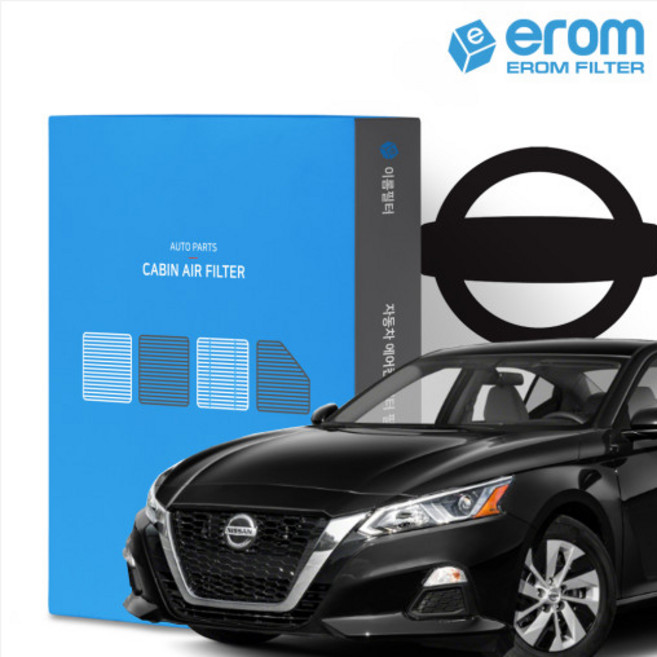 닛산 자동차 차량용 에어컨필터 알티마 큐브 쥬크 리프 맥시마 무라노 패스파인더 캐시카이 퀘스트 로그 센트라 엑스트레일, 맥시마 7세대 [09~15] CUK29001, 1개