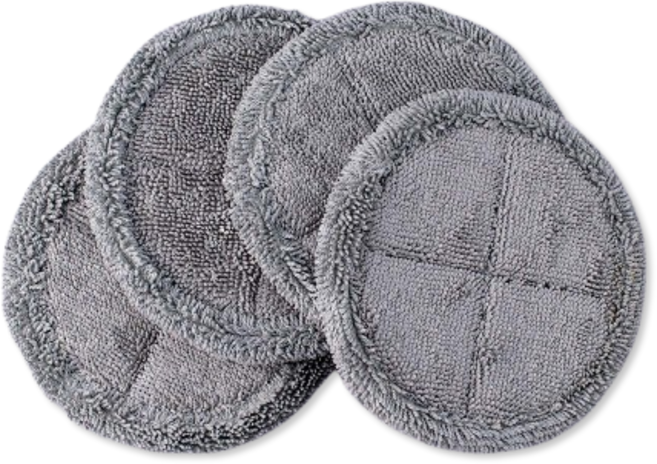 [호환] 고산상회 물걸레 청소기 전기종 분섬사 걸레, 4개, 160mm