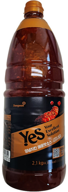 동원 YES 양념치킨소스 매운맛, 1개, 2.1kg