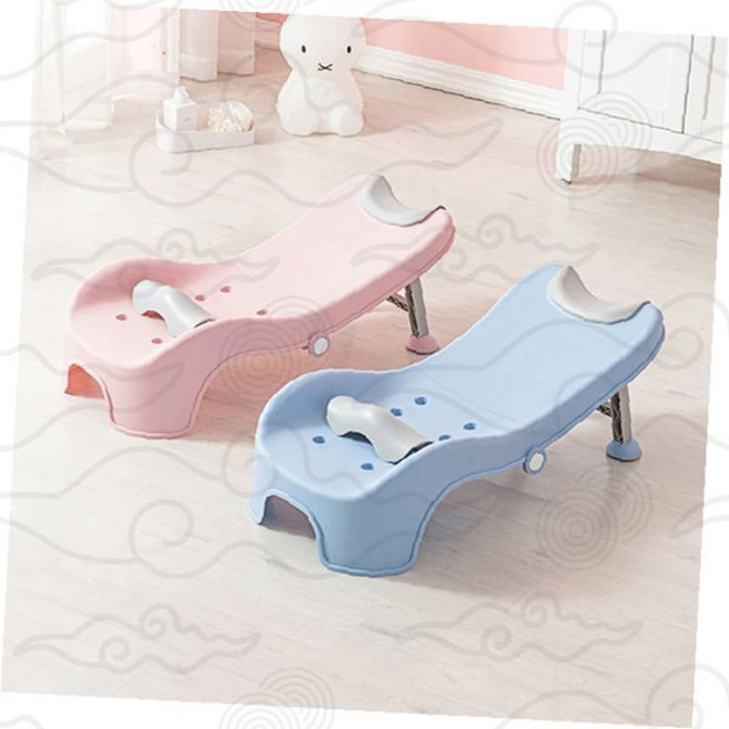 아기샴푸의자 신생아 아기 목욕 의자 씻기기 욕조, 1개, 핑크 목욕의자