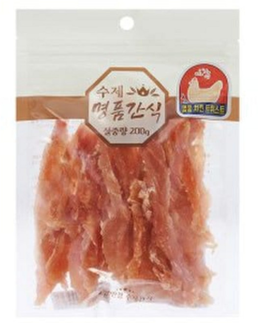 테온셀 텐바이텐 강아지 대용량 명품 수제간식 치킨 트위스트 실중량 200g, 1개