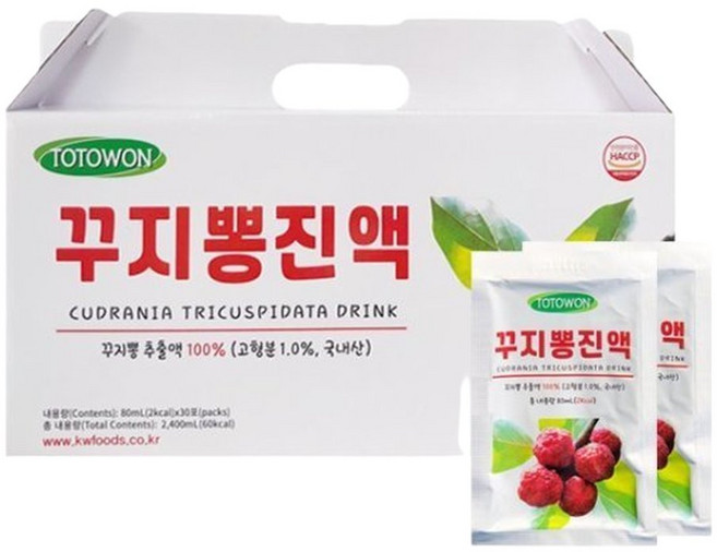 강원식품 꾸지뽕진액, 120개, 80ml