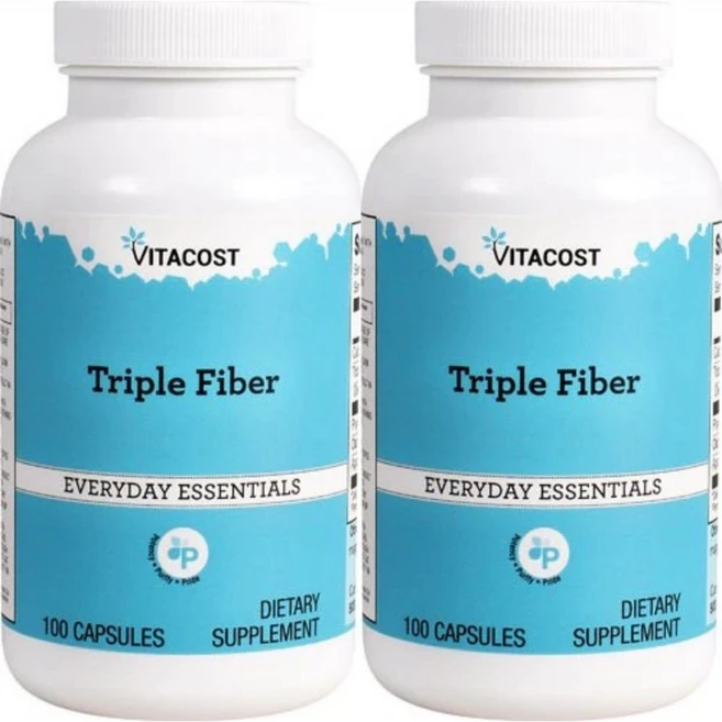 비타코스트 트리플 파이버 식이섬유, 100정, 2팩, 100정 - 쿠팡