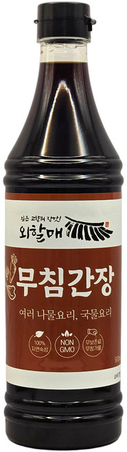 (주)길전통식품 외할매 무침간장 무침요리를 더욱 맛있게, 1개, 900ml