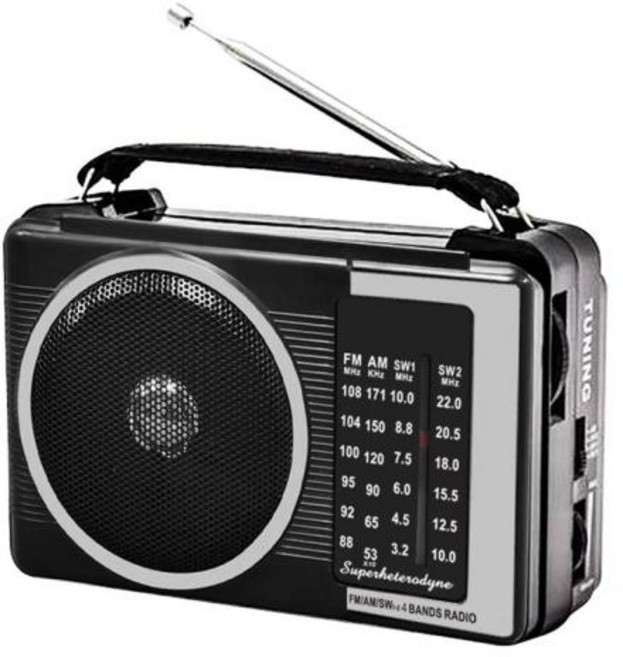 휴대용 미니 아날로그 라디오 효도 등산 캠핑 FM AM SW 클래식 빈티지 멀티 밴드 수신기 내장 스피커 지원 D 배터리 AC110/220V 전원 공급 장치, 1)Black, Black