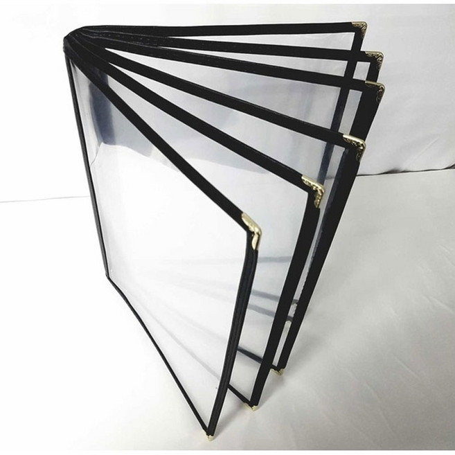 을지메뉴 투명메뉴판 A4사이즈 식당메뉴판 가성비메뉴판, 1개