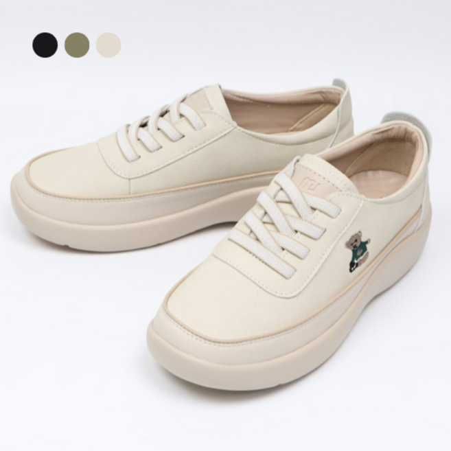 페조 여성 통굽 스니커즈 키높이 데일리 캔버스화 PZSL-578-2