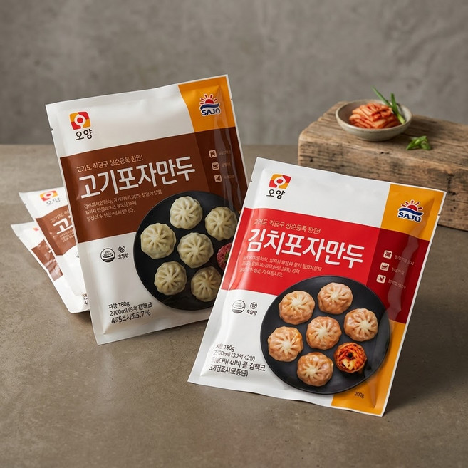 사조오양 고기 포자만두 5봉 김치 포자만두 5봉, 1개, 1g