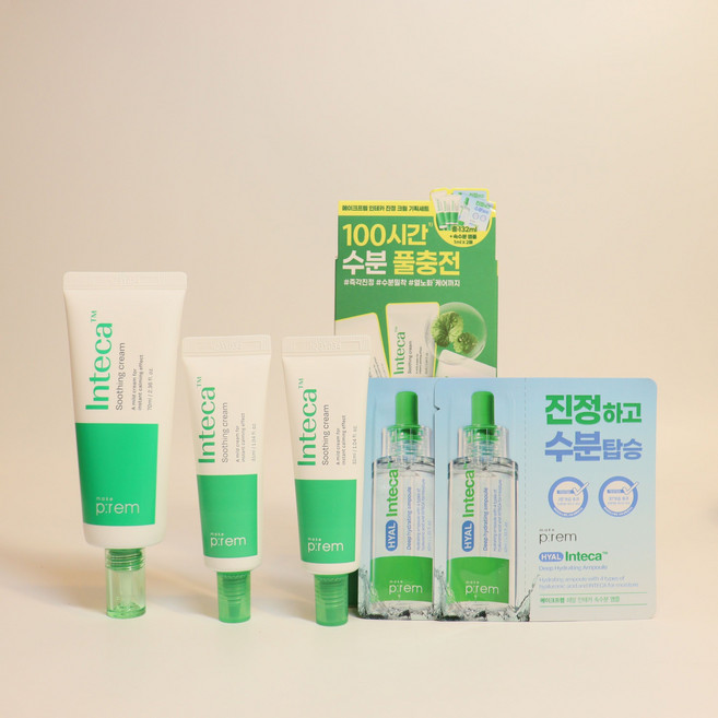 메이크프렘 인테카 수딩크림, 1개, 132ml