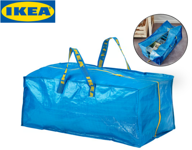 이케아 정품 프락타 FRAKTA 타포린 트렁크가방 다용도 가방