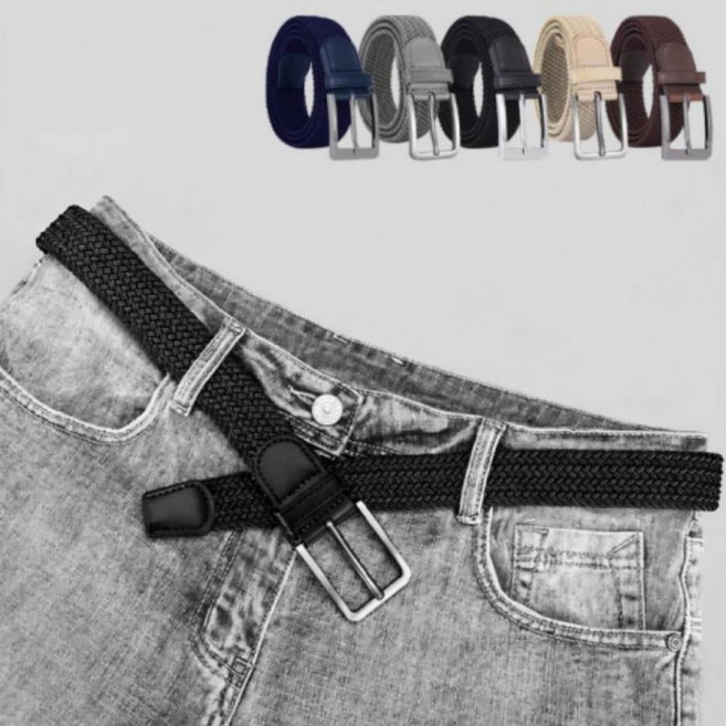 남녀공용 캐주얼 슬림 얇은 허리띠 정장 버클 벨트 끈