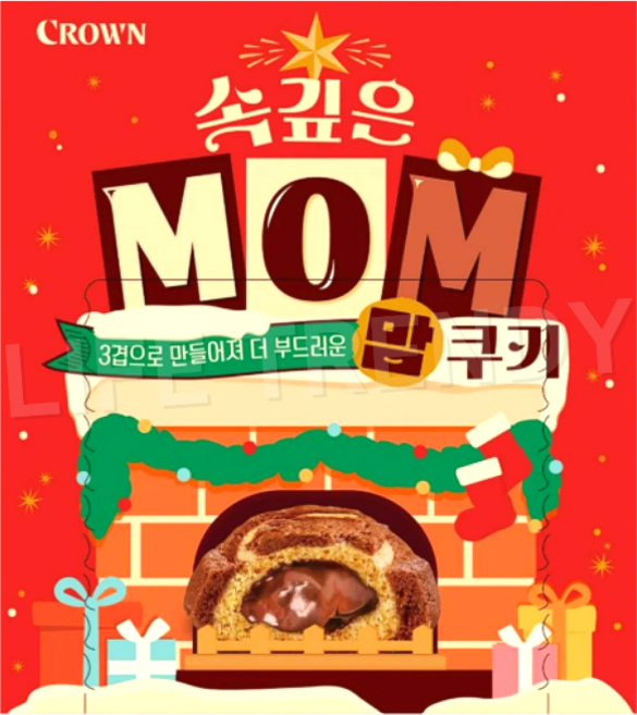 크라운 속깊은 맘쿠키, 202g, 1세트