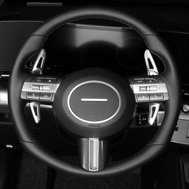 유투카 호환 투싼 NX4 페이스리프트 핸들 튜닝 용품 알루미늄 패들쉬프트, 실버 2Pcs