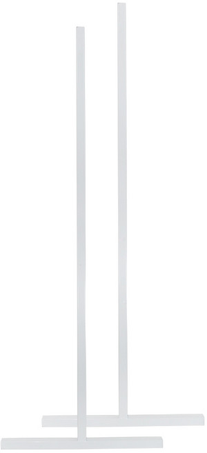 JNCP 타공판기둥 100cm, 화이트(양면형), 1세트