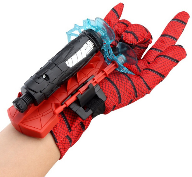 아이놀부 스파이더맨 장난감 장갑 거미줄 발사 투석 고무총 어벤져스 장남감총 (3종세트), 1개