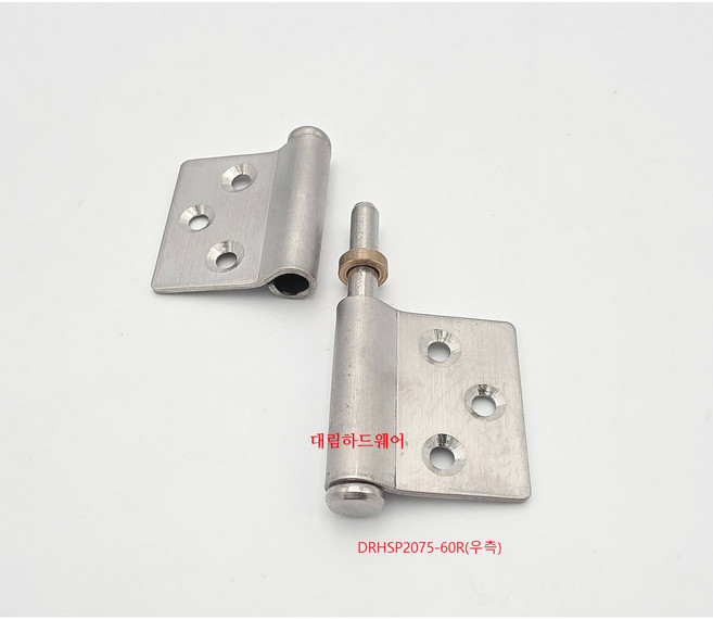 스텐돌쪽 스텐분리형경첩 방화문경첩 피스용 스텐제품 DRHSP2075-60 3인치, DRHSP2075-60R(우측)