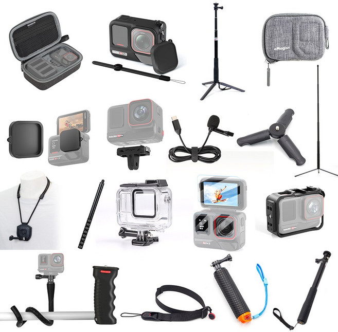 인스타360 ACE PRO 2 필수 악세사리 모음 기획전 insta360 에이스 프로 2 가방 케이스 액정필름 거치대 삼각대 액세서리, B-04)50cm확장스틱, 1개, B-04) 50cm확장스틱