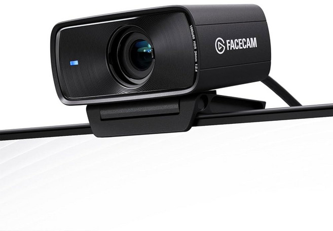 엘가토 페이스캠 4K 4K60 스튜디오 웹캠 DSLR 유사 컨트롤 시네마틱 이펙트 49mm 렌즈 필터 HDR 비압축 비디오 최적화된 초점 영역 PC Mac용 USB, Facecam