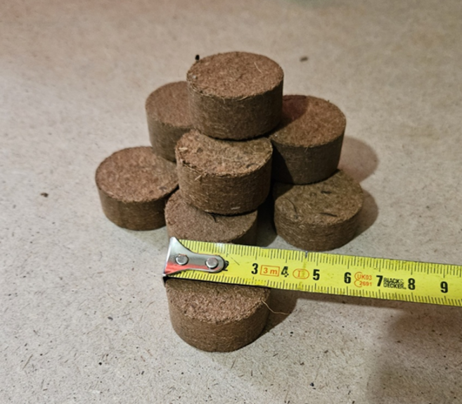 압축 코코피트 직경 38mm( 10개 ) 디스크 펠렛형태 분갈이흙 배양토 화분흙, 1개