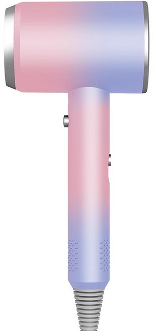 (ANYOU) 헤어드라이어 가정용 미용실 이발소 전용 고출력 고풍력 냉열풍 항온속건 음이온 헤어케어, 그러데이션 핑크
