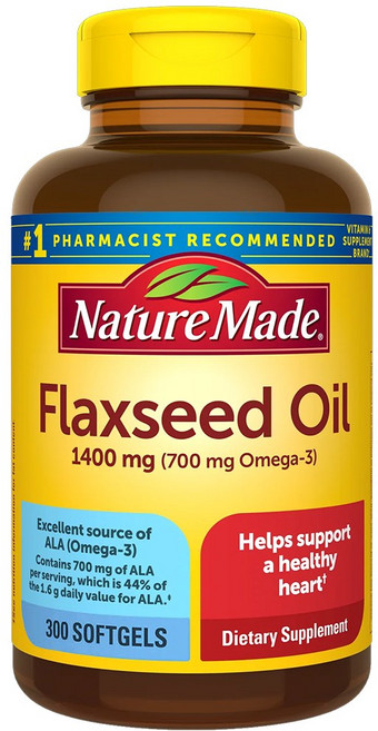 네이처메이드 아마씨유 오메가3 300정 플랙시드 1400mg, 1개