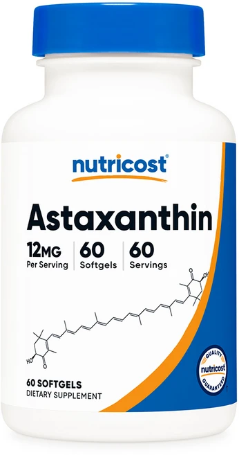 뉴트리코스트 아스타잔틴 12mg 소프트젤, 60정, 1개 - 쿠팡
