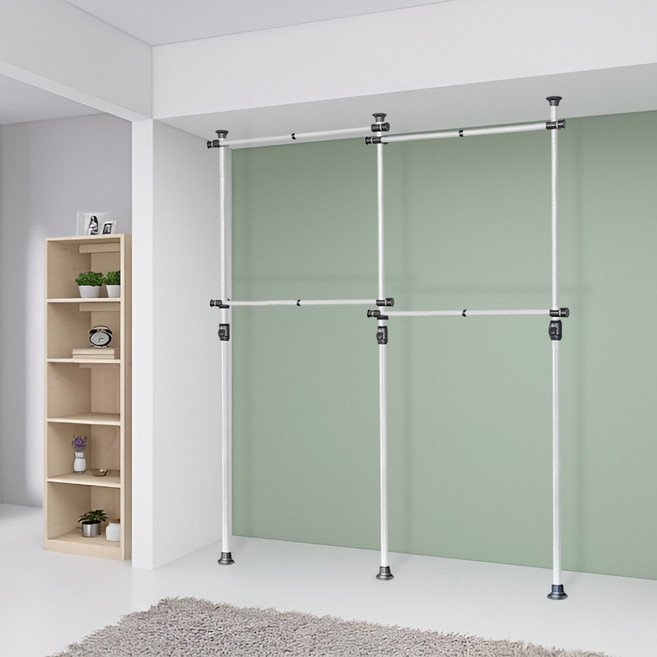 가화행거 실속 기본형4단옷걸이행거(NLB3400) 행거, NLB3400