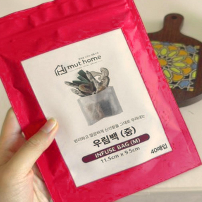 무트홈 다시백, 5개, 40개입, 중(M)