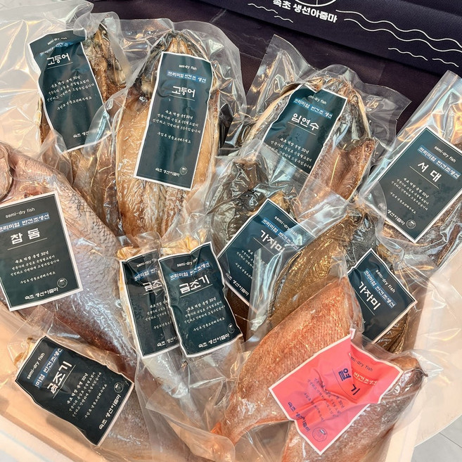 [특가할인] 속초 반건조생선 실속 모듬세트 가자미 임연수 고등어 민어 볼락 부세, 2세트, 실속세트
