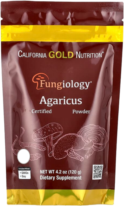 캘리포니아 골드 뉴트리션 CGN 아가리쿠스 분말 120g, 1개